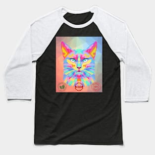 Cute Pride Cat lover Baseball T-Shirt